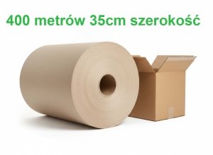 Wypełniacz Prezentów Papier Kraft Rolka 0,35x400m 80g/m² 10kg Polska