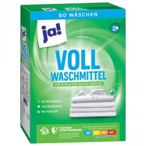 ja! Uniwersalny Proszek do Prania Vollwaschmittel 80 prań 5,2kg NIEMIECKI