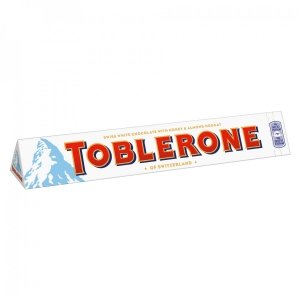 Toblerone szwajcarska biała czekolada 100g