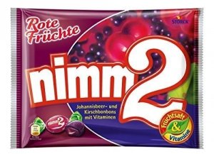 Nimm2 Rote Fruchte Cukierki Owocowe z sokiem 429g