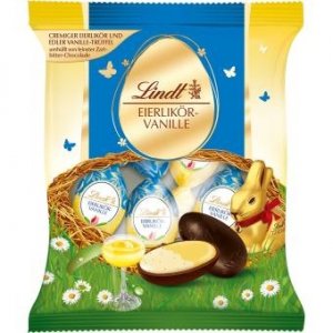Lindt Jajeczka Wielkanocne Ajerkoniak Wanilia 90g