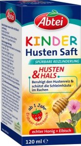 Abtei Syrop Kaszel dla Dzieci Pianka Marshmallow i Prawdziwy Miód 120ml