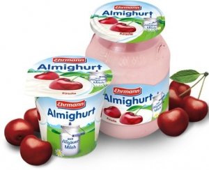 Ehrmann Almighurt Jogurt Wiśniowy Słoik