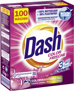 Dash Niemiecki proszek prania tkanin Kolorowych 100p