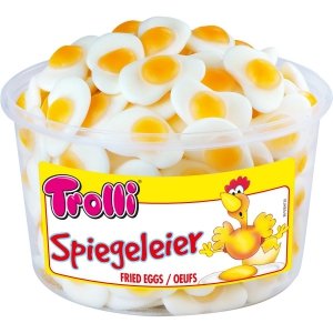 Trolli Spiegeleier słodkie żelki owocowe Jajka 150szt 1200g