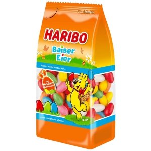 Haribo Baiser Eier Kolorowe Jajeczka W skorupce Wielkanoc 250g z Niemiec