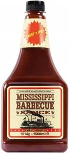 Mississippi BBQ Ostro-Słodki Amerykański Sos Sweet`n Spicy 1814g
