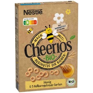 Nestle Cheerios BIO Oponki Miodowe Mleka 310g