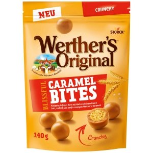 Werther's Oryginal Caramel Bites Crunchy 140g