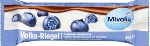 Mivolis Baton Serwatkowy Borówka w Czekoladzie 35g Niemiec