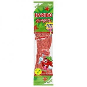 01,2026 Haribo żelki Spaghetti Truskawka kwaśna posypka 200g z Niemiec