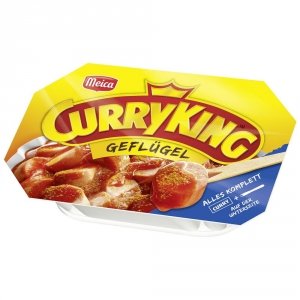 Meica Curry King Kiełbasa Drobiowa z Sosem Pomidorowym Curry 220g