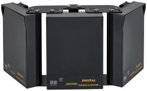 15-IL3810/3, 3-panelowy oświetlacz podczerwieni, zasięg od 300m/kąt 30° do 550m/kąt 10°
