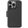 Decoded Leather Detachable Wallet - skórzana obudowa ochronna do iPhone 16 Pro kompatybilna z MagSafe (black)