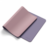 Satechi Dual Eco Leather Desk - dwustronna podkładka na biurko z eko skóry (pink/purple)