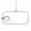 ZENS Dual+Watch - aluminiowa ładowarka bezprzewodowa do dwóch urządzeń oraz Apple Watch (white) [go]