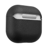 KeyBudz Artisan Series Leather Case - skórzane etui ochronne do AirPods 4 gen.(black)