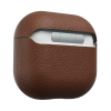 KeyBudz Artisan Series Leather Case - skórzane etui ochronne do AirPods 4 gen.(natural brown)