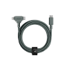 Native Union Belt Cable Duo - kabel USB-C - USB-C / lightning, 1,5 m (slate green)