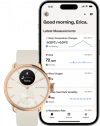 Withings Scanwatch 2 - zegarek z funkcją EKG, pomiarem pulsu i SPO2 oraz mierzeniem aktywności fizycznej i snu (38mm, rose gold)