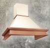 Okap przyścienny rustykalny AKPO WK-4 RUSTICA 60 Ecru (600mm; kolor kremowy)