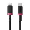 Kabel Baseus Dura Typ C 20W 2m (czerwono-czarny)