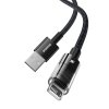 Kabel Baseus Gem Typ C 2.4A 1m (czarny)