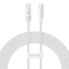 Kabel Baseus Gem Typ C-Typ C 100W 2m (biały)