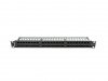 Lanberg Patch Panel 48 Port 1U Kat.5E czarny