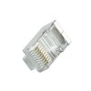 LogiLink Wtyki RJ45 CAT.6 z osłoną, 100szt., pomarańczowe