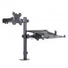 ART Uchwyt biurkowy do monitora LED/LCD 13-32 + notebooka L-24