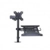 ART Uchwyt biurkowy do monitora LED/LCD 13-32 + notebooka L-24