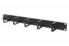 Digitus Organizer kablowy poziomy typu RING 19 1U 40x483x60mm czarny
