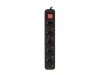 Lanberg Listwa przedłużacz 1,5m 5x230 V  PS1-05F-0150-BK