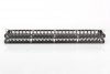 Digitus Modułowy panel krosowy (patch panel) o dużej gęstości połączeń, 19 48x keystone, ekranowany, 1U, Czarny