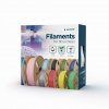 Gembird Filament drukarki 3D PLA/1.75mm/niebieski fluorescencyjny