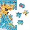 CzuCzu Puzzle 60 elementów Puzzlove - Mapa świata Zwierzęta