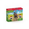 Schleich Zestaw figurek Kowbojka i Wyścig wokół Beczek Farm World