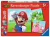 Ravensburger Polska Puzzle 3x49 elementów Super Mario