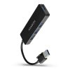 AXAGON HUE-G1A Hub 4-portowy USB 3.2 Gen 1 SLIM, kabel Type-A 14cm