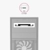 AXAGON RHD-125S Ramka metalowa do montażu 1x 2.5 HDD w pozycji 3.5, szary