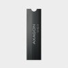 AXAGON CLR-M2L10 Chłodnica aluminiowa pasywna do dysku M.2 SSD, ALU korpus, silikonowe silikonowe podkładki termiczne, wysokość 