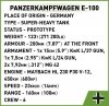 Cobi Klocki Klocki Panzerkampfwagen E-100