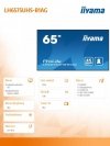 IIYAMA Monitor 65 cali LH6575UHS-B1AG 24/7,IPS,ANDROID.11,4K,500cd/m2,WiFi,3xHDMI,DP,Daisy/Chain,2xUSB,2x10W,RJ45,iiSignage2,Fai