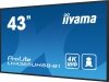 IIYAMA Monitor 43 cale LH4365UHSB-B1 24/7, IPS, ANDROID 11, 4K, 800cd, iiSignage2, SDM, 2x HDMI, DP, 2x USB,2x 10W, RJ45, WiFi, 