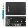 Qoltec Adapter na dysk M.2 SSD | SATA NGFF do SATA III | 2TB | Super    speed 6Gb/s | Czarny