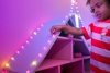 TWINKLY Inteligentne lampki dekoracyjne Strings USB-C (Candies) 100 LED RGB, serca, przezroczysty przewód, 6 m