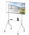 Techly Stojak mobilny TV 56-100 cali do 100kg regulowany półka AV