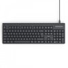 Hama Klawiatura CK-100 przewodowa Czarna