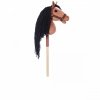 Tootiny Koń na kiju Hobby Horse HOPPIHORSE A4 Bay - ciemny brąz, maść gniada